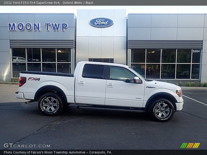 Oxford White / Black 2012 Ford F150 FX4 SuperCrew 4x4