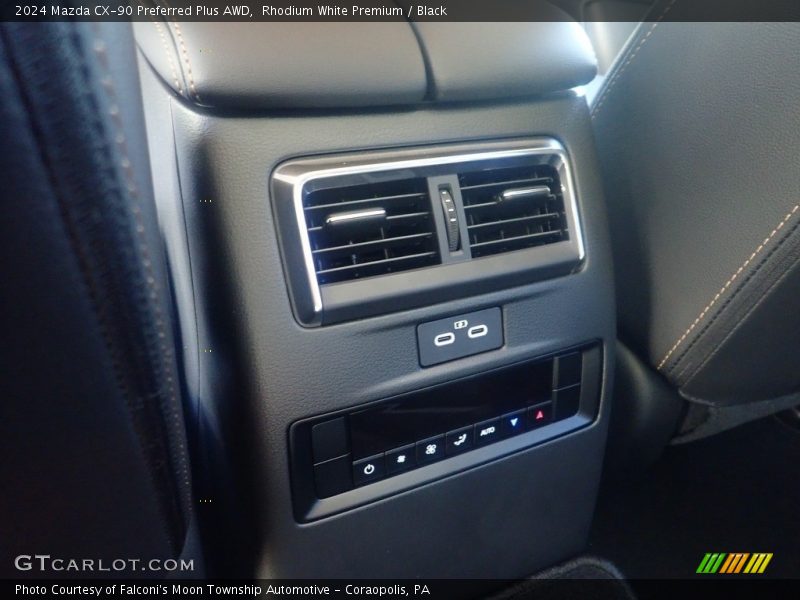 Rhodium White Premium / Black 2024 Mazda CX-90 Preferred Plus AWD