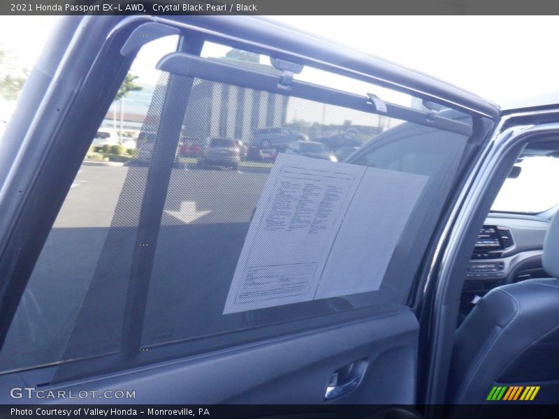 Crystal Black Pearl / Black 2021 Honda Passport EX-L AWD