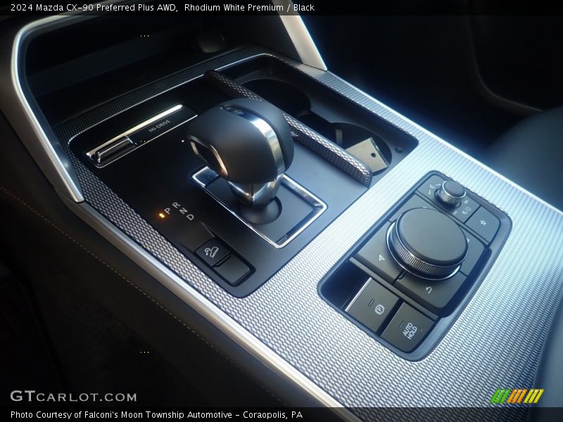 Rhodium White Premium / Black 2024 Mazda CX-90 Preferred Plus AWD
