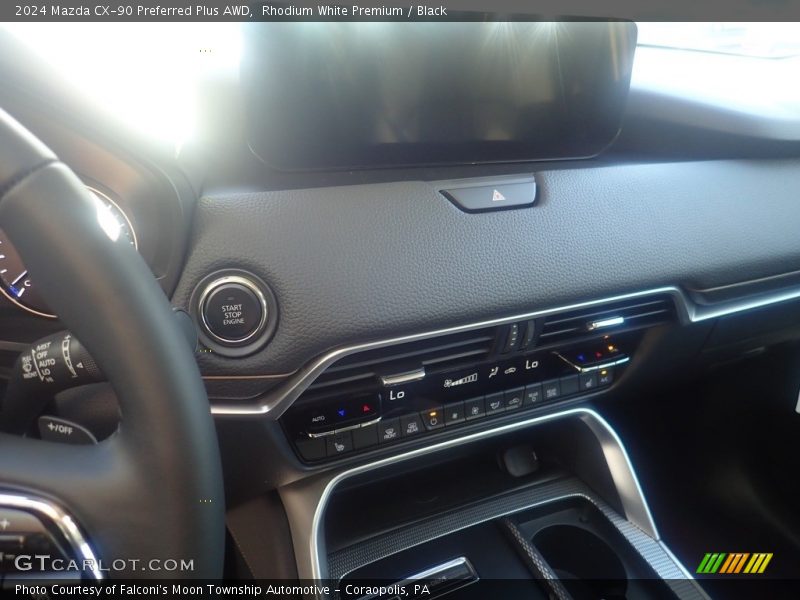 Rhodium White Premium / Black 2024 Mazda CX-90 Preferred Plus AWD