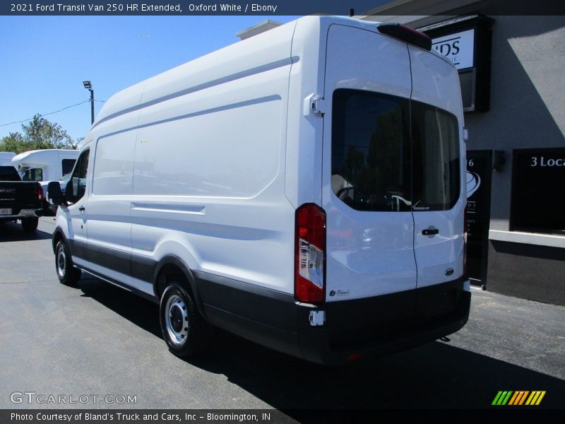 Oxford White / Ebony 2021 Ford Transit Van 250 HR Extended