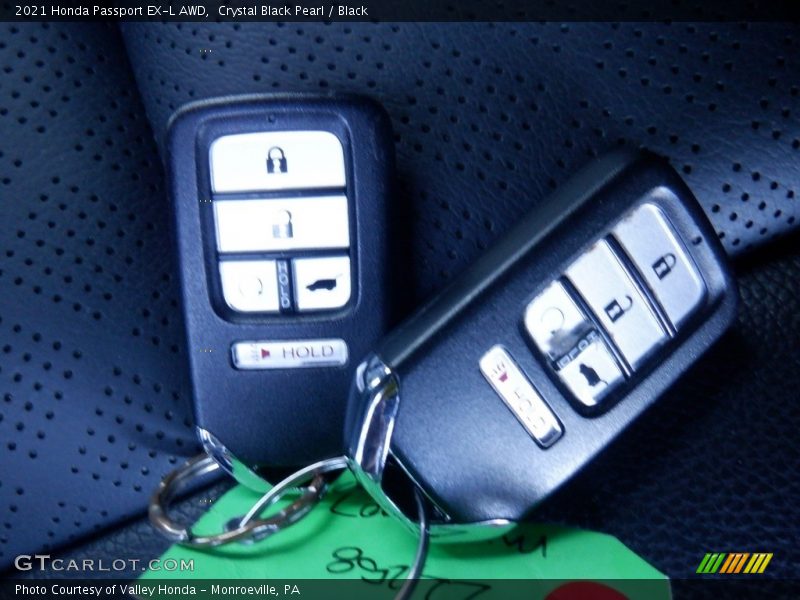 Crystal Black Pearl / Black 2021 Honda Passport EX-L AWD