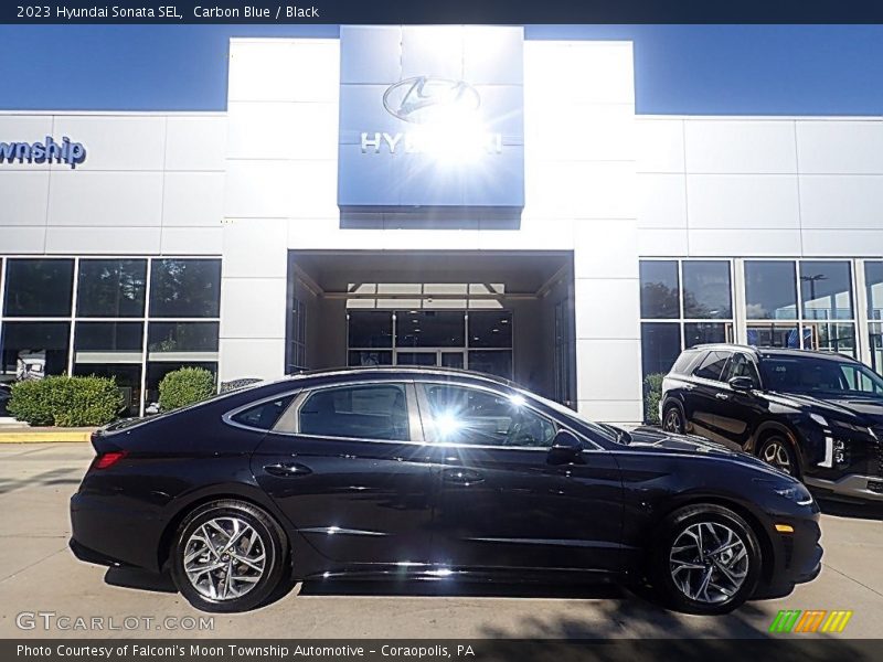 Carbon Blue / Black 2023 Hyundai Sonata SEL