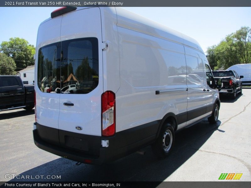 Oxford White / Ebony 2021 Ford Transit Van 250 HR Extended