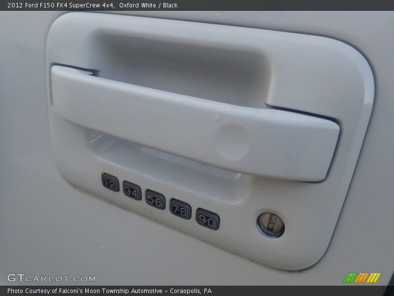 Oxford White / Black 2012 Ford F150 FX4 SuperCrew 4x4