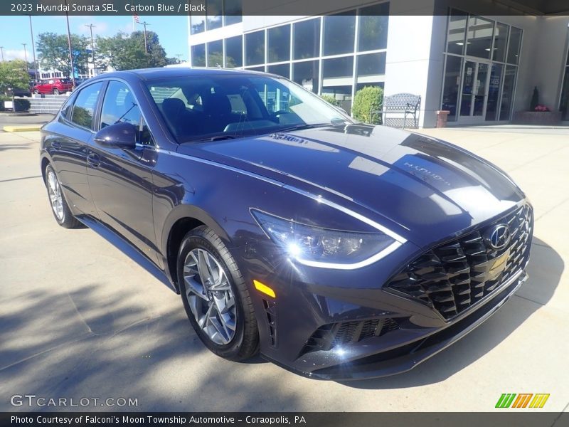 Carbon Blue / Black 2023 Hyundai Sonata SEL
