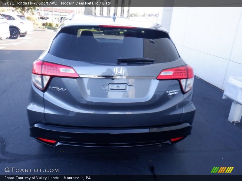 Modern Steel Metallic / Black 2021 Honda HR-V Sport AWD