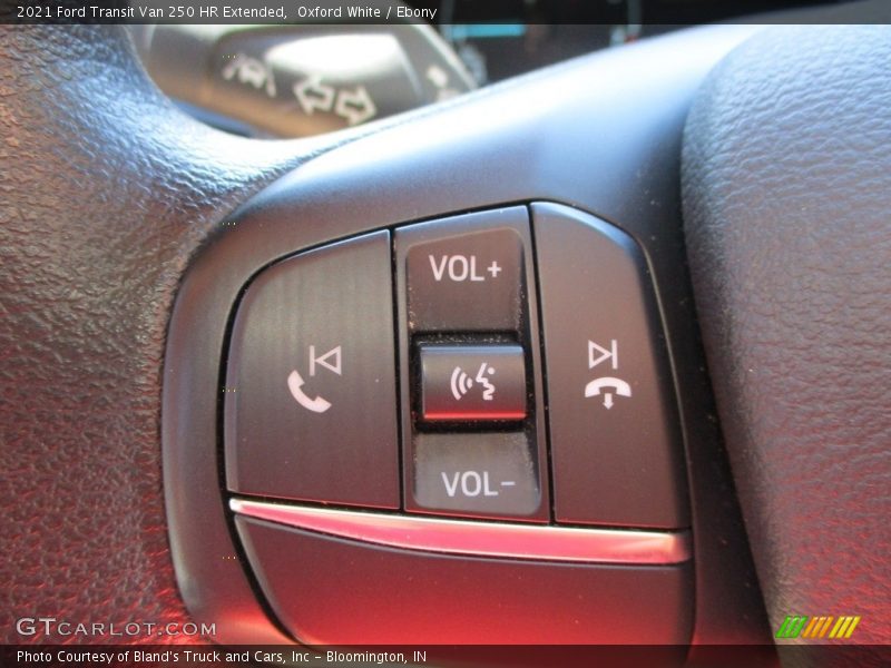 Oxford White / Ebony 2021 Ford Transit Van 250 HR Extended