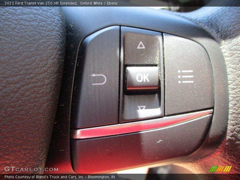 Oxford White / Ebony 2021 Ford Transit Van 250 HR Extended