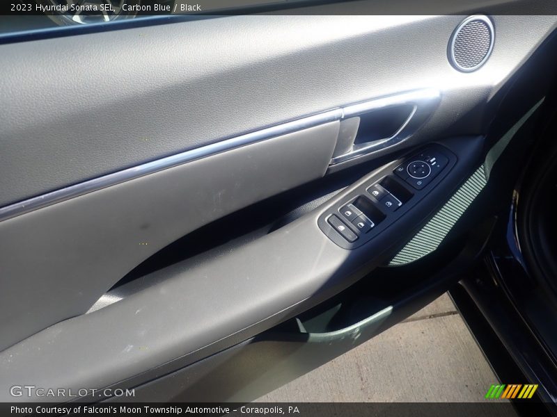Carbon Blue / Black 2023 Hyundai Sonata SEL