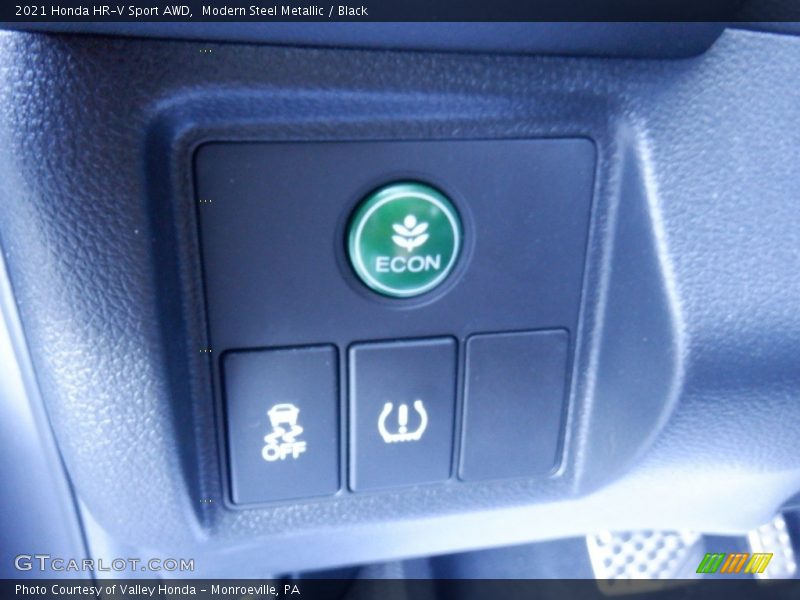 Modern Steel Metallic / Black 2021 Honda HR-V Sport AWD