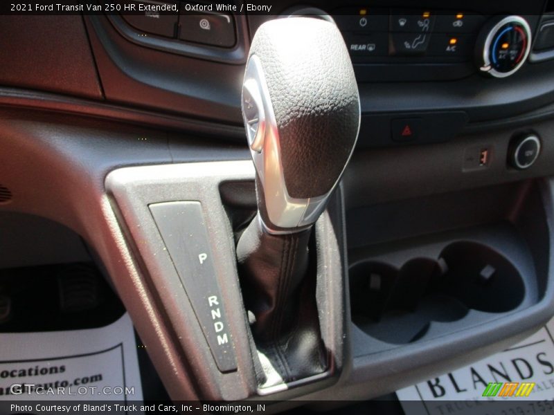 Oxford White / Ebony 2021 Ford Transit Van 250 HR Extended