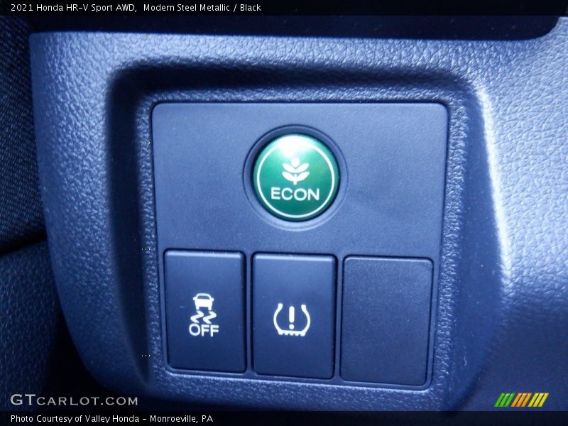 Modern Steel Metallic / Black 2021 Honda HR-V Sport AWD