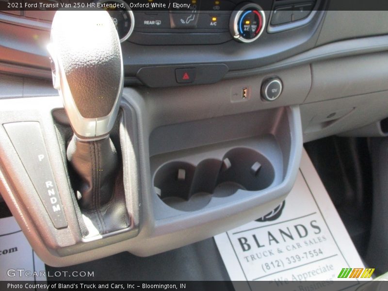 Oxford White / Ebony 2021 Ford Transit Van 250 HR Extended
