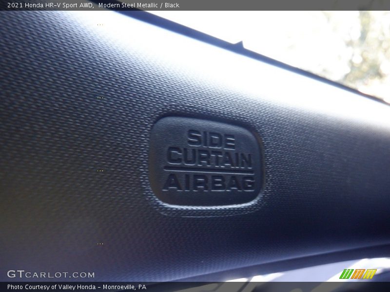 Modern Steel Metallic / Black 2021 Honda HR-V Sport AWD