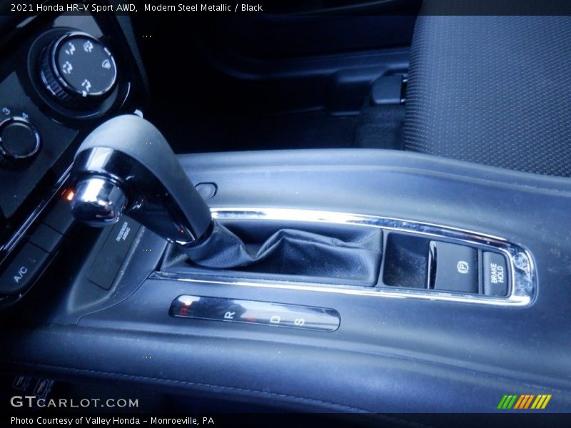 Modern Steel Metallic / Black 2021 Honda HR-V Sport AWD
