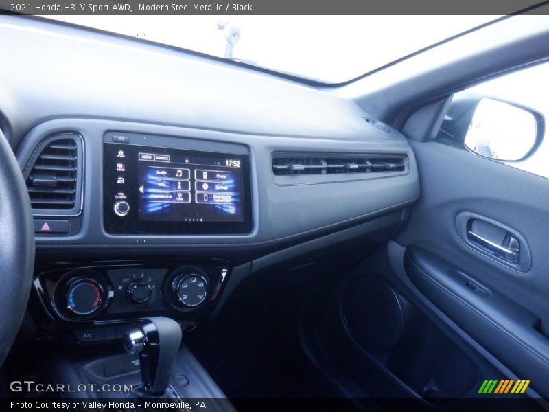 Modern Steel Metallic / Black 2021 Honda HR-V Sport AWD