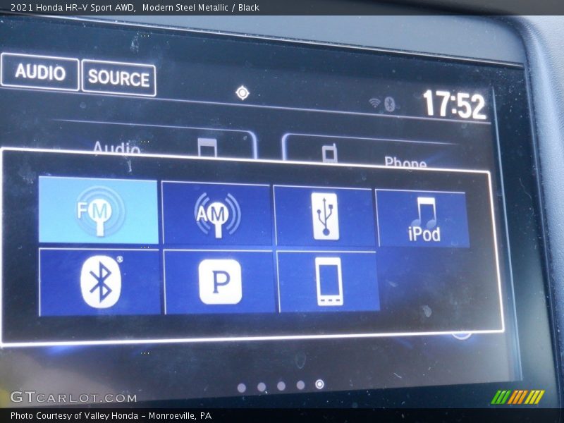 Modern Steel Metallic / Black 2021 Honda HR-V Sport AWD