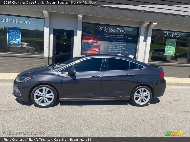 Tungsten Metallic / Jet Black 2016 Chevrolet Cruze Premier Sedan