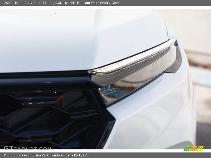 Platinum White Pearl / Gray 2024 Honda CR-V Sport Touring AWD Hybrid