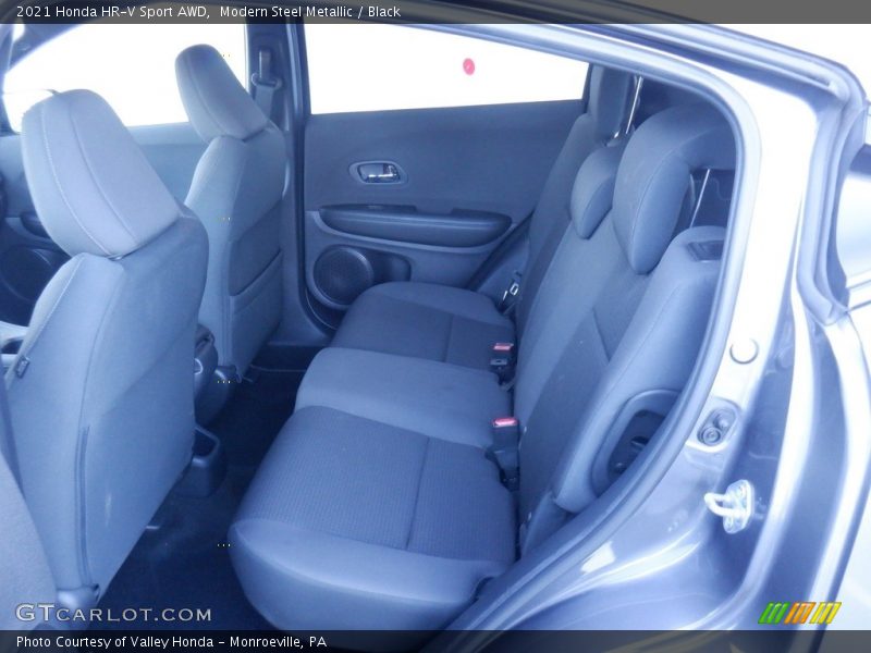 Modern Steel Metallic / Black 2021 Honda HR-V Sport AWD