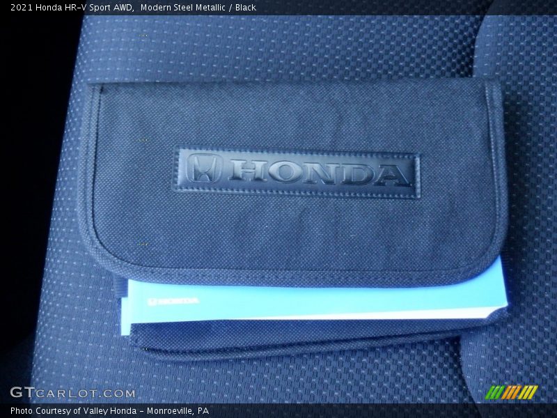 Modern Steel Metallic / Black 2021 Honda HR-V Sport AWD