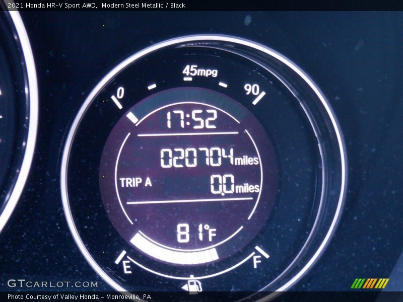Modern Steel Metallic / Black 2021 Honda HR-V Sport AWD