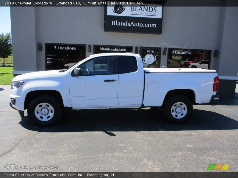 Summit White / Jet Black/Dark Ash 2019 Chevrolet Colorado WT Extended Cab