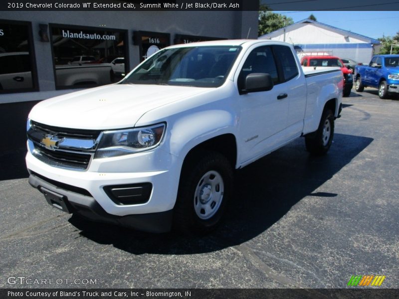 Summit White / Jet Black/Dark Ash 2019 Chevrolet Colorado WT Extended Cab