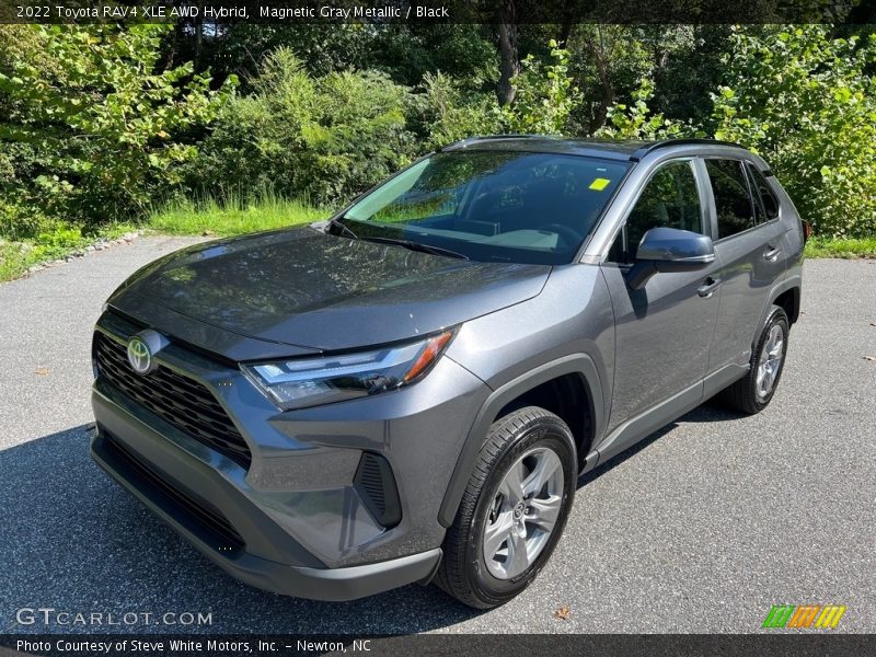 Magnetic Gray Metallic / Black 2022 Toyota RAV4 XLE AWD Hybrid