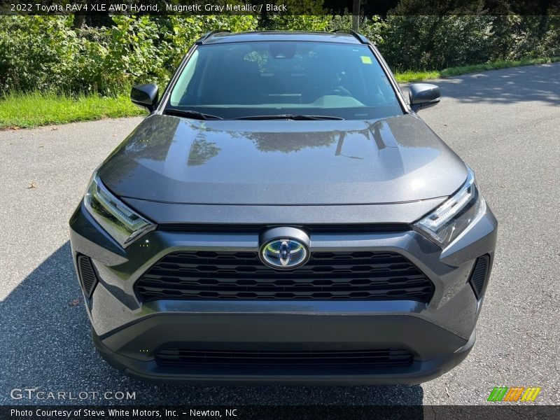 Magnetic Gray Metallic / Black 2022 Toyota RAV4 XLE AWD Hybrid