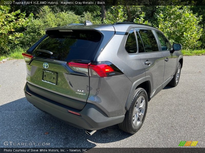 Magnetic Gray Metallic / Black 2022 Toyota RAV4 XLE AWD Hybrid