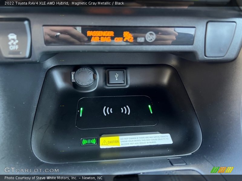Controls of 2022 RAV4 XLE AWD Hybrid