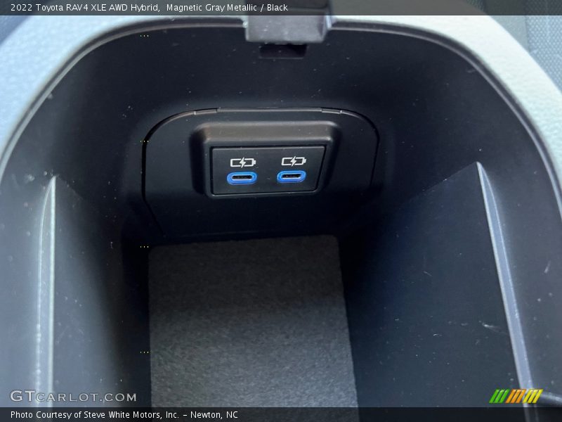 Magnetic Gray Metallic / Black 2022 Toyota RAV4 XLE AWD Hybrid