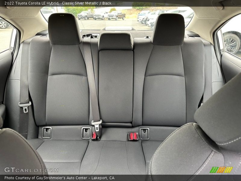 Rear Seat of 2022 Corolla LE Hybrid