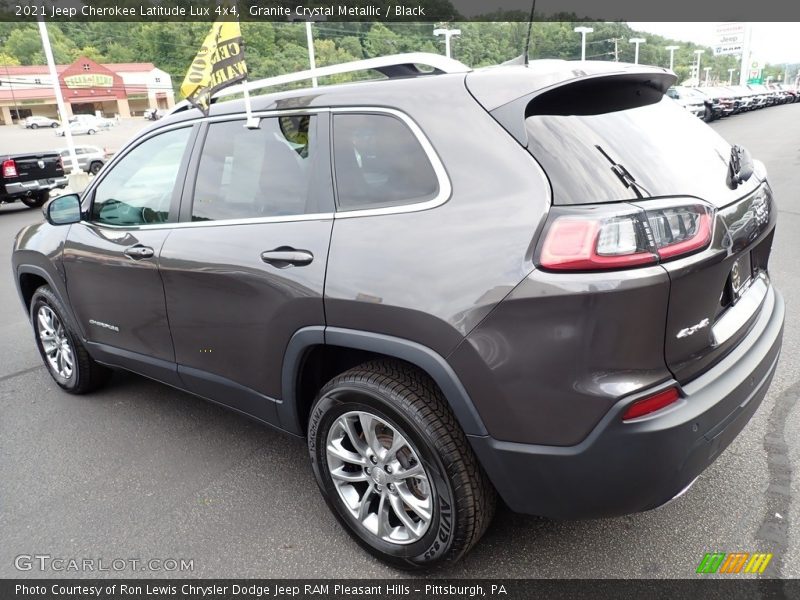 Granite Crystal Metallic / Black 2021 Jeep Cherokee Latitude Lux 4x4