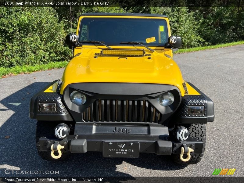 Solar Yellow / Dark Slate Gray 2006 Jeep Wrangler X 4x4