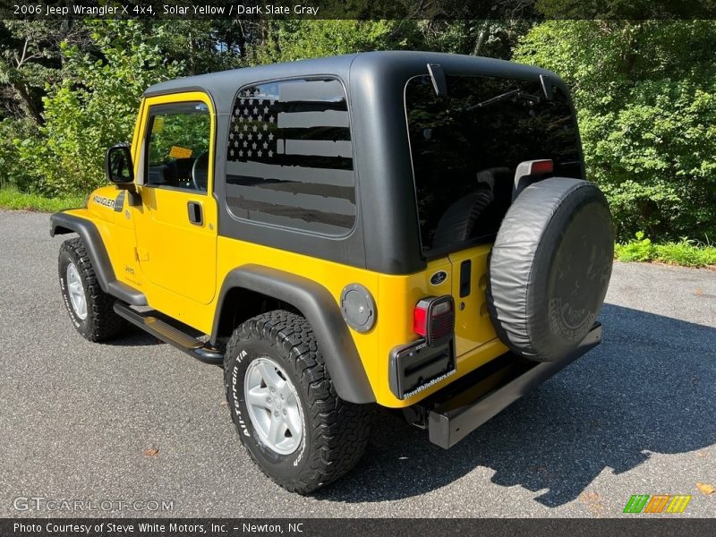 Solar Yellow / Dark Slate Gray 2006 Jeep Wrangler X 4x4