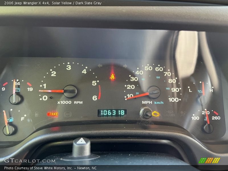 Solar Yellow / Dark Slate Gray 2006 Jeep Wrangler X 4x4