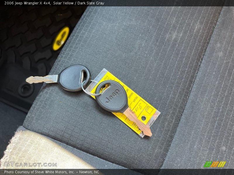 Solar Yellow / Dark Slate Gray 2006 Jeep Wrangler X 4x4