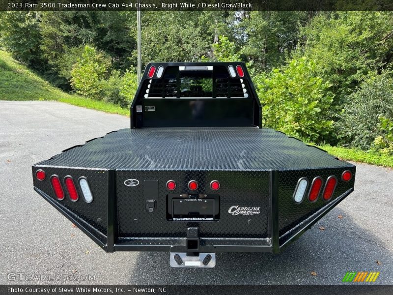Bright White / Diesel Gray/Black 2023 Ram 3500 Tradesman Crew Cab 4x4 Chassis