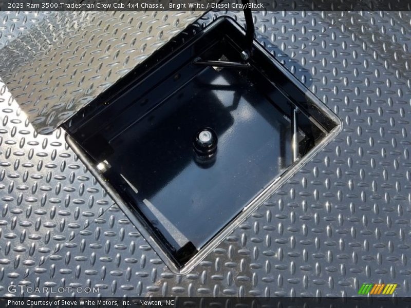 Bright White / Diesel Gray/Black 2023 Ram 3500 Tradesman Crew Cab 4x4 Chassis