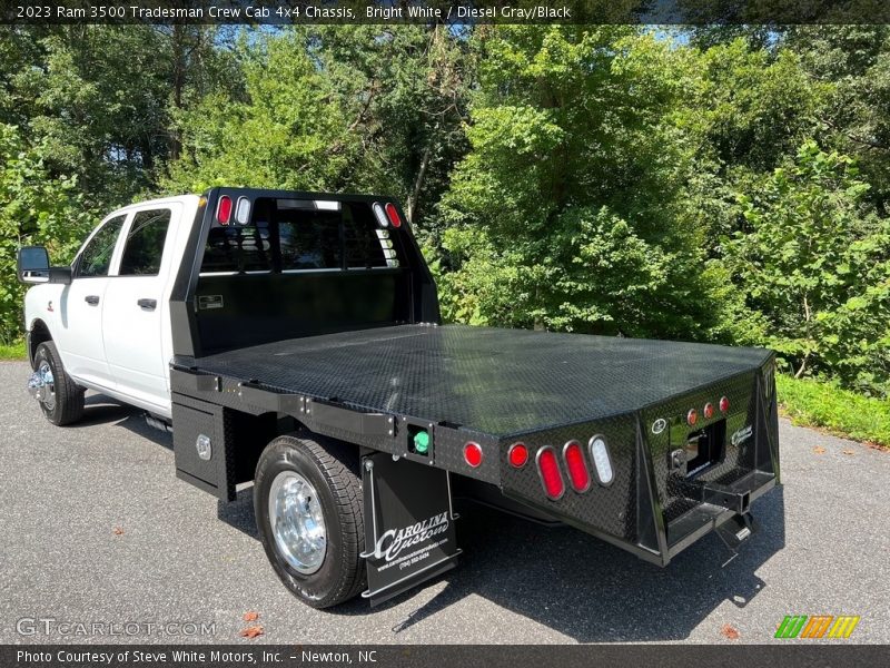 Bright White / Diesel Gray/Black 2023 Ram 3500 Tradesman Crew Cab 4x4 Chassis
