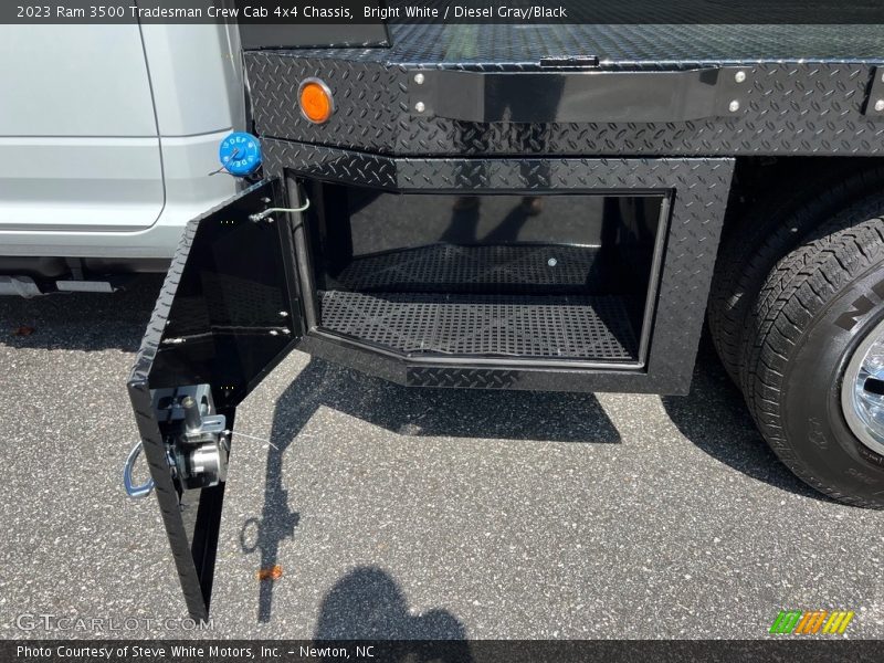 Bright White / Diesel Gray/Black 2023 Ram 3500 Tradesman Crew Cab 4x4 Chassis