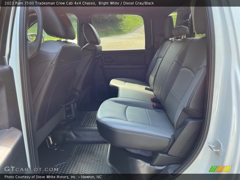 Bright White / Diesel Gray/Black 2023 Ram 3500 Tradesman Crew Cab 4x4 Chassis