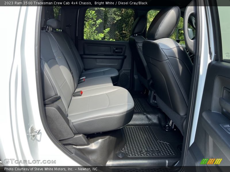 Bright White / Diesel Gray/Black 2023 Ram 3500 Tradesman Crew Cab 4x4 Chassis