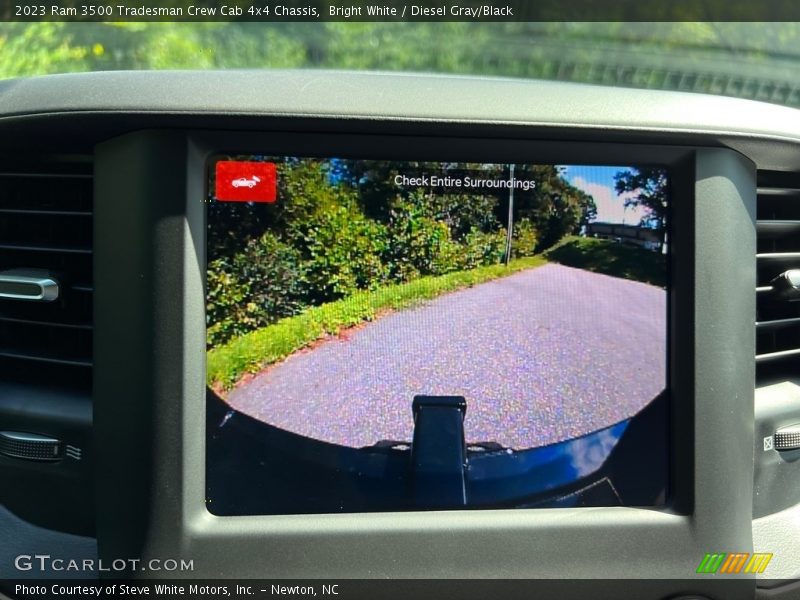 Bright White / Diesel Gray/Black 2023 Ram 3500 Tradesman Crew Cab 4x4 Chassis