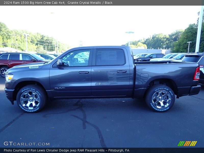 Granite Crystal Metallic / Black 2024 Ram 1500 Big Horn Crew Cab 4x4