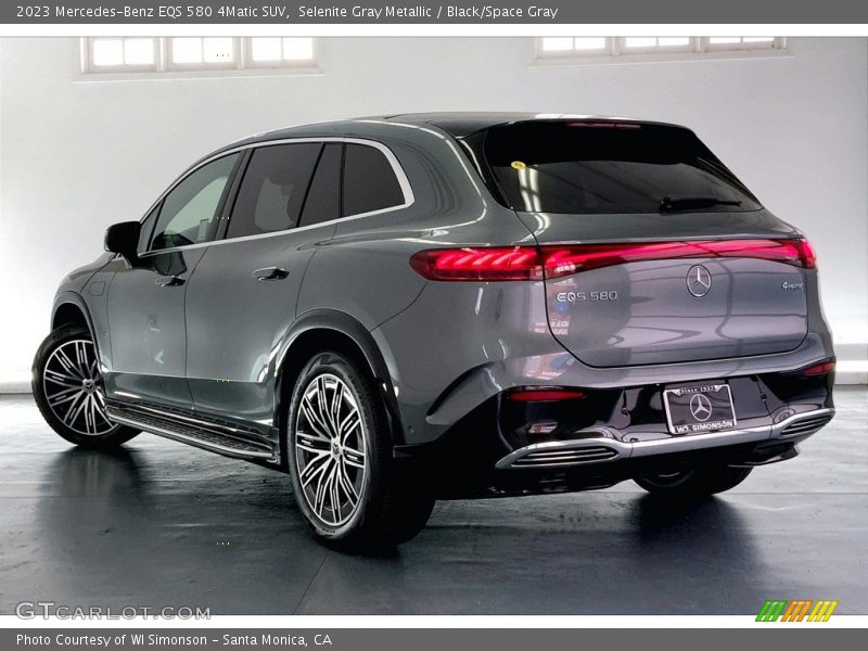 Selenite Gray Metallic / Black/Space Gray 2023 Mercedes-Benz EQS 580 4Matic SUV